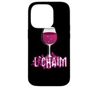 Custodia per iPhone 14 Pro L'CHAIM glass for Jewish Chag Purim & Passover