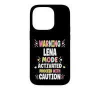 Custodia per iPhone 14 Pro LENA Personalized Women's Gift Custom LENA