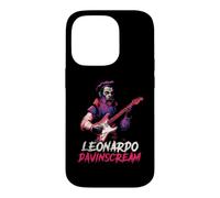 Custodia per iPhone 14 Pro Leonardo da Vinci Vampire Suonare la Chitarra Storia Italiana Alt
