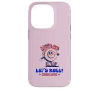 Custodia per iPhone 14 Pro Let's Go Let's Roll Sushi Love (Grafica divertente)