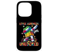 Custodia per iPhone 14 Pro Level Kindness Unlocked Master Builder Gamer Boys Teacher