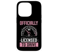 Custodia per iPhone 14 Pro Licenza ufficiale per Drive Girls New Drivers License Girl