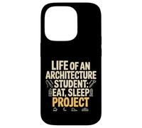Custodia per iPhone 14 Pro Life Of An Architecture Student Eat Sleep Project -