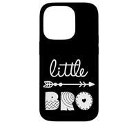 Custodia per iPhone 14 Pro Lil Bro, Little Bro, Best Brother Ever Novelty Graphic Cool