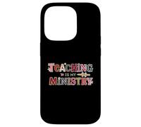 Custodia per iPhone 14 Pro L'insegnamento è il mio ministero Scrapbooking Ransom Nota