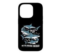 Custodia per iPhone 14 Pro Live Every Day With Shark Energy - Grafica Squalo