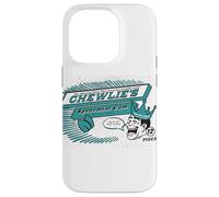 Custodia per iPhone 14 Pro Logo vintage in gomma alla menta verde di Kevin Smith Clerks 3 Chewlie