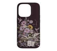 Custodia per iPhone 14 Pro Logopedia Floreale Insegnante Colibrì
