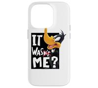 Custodia per iPhone 14 Pro Looney Tunes Daffy Duck It Was Me