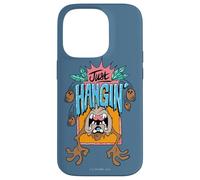 Custodia per iPhone 14 Pro Looney Tunes Taz Just Hanging