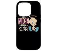 Custodia per iPhone 14 Pro Looney Tunes Tweety Nice To Be Kind