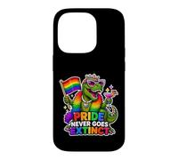Custodia per iPhone 14 Pro L'orgoglio non va mai estinto T-Rex Gay-saurus