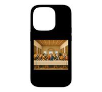 Custodia per iPhone 14 Pro L'ultima cena per gatti, Funny Cats, Cat Lovers, Cat Art Classic