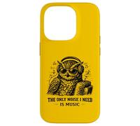 Custodia per iPhone 14 Pro L'unico rumore di cui ho bisogno è Music Owl Lover
