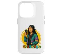 Custodia per iPhone 14 Pro maglia mona lisa style design