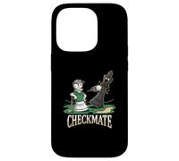 Custodia per iPhone 14 Pro Maglietta da giocatore di golf Pro Chess Pawn Checkmate Strategy