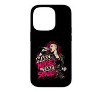 Custodia per iPhone 14 Pro Make Noise Take Space Punk Rock Cantante Donna