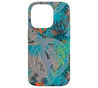 Custodia per iPhone 14 Pro Marvel Avengers Black Widow e Iron Man fumetti