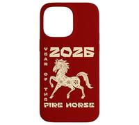 Custodia per iPhone 14 Pro Max 2026 Lunar Chinese New Year Fire Horse