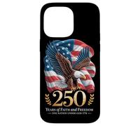Custodia per iPhone 14 Pro Max 250 Years One Nation Under God - Eagle 1776 Faith American