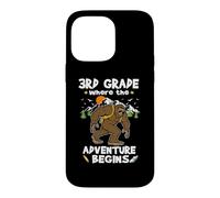 Custodia per iPhone 14 Pro Max 3rd Grade Where The Adventure Begins Back To School Bigfoot