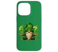 Custodia per iPhone 14 Pro Max 67 Six Seven Meme St Patricks Day Gnomo divertente trifoglio irlandese