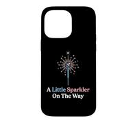 Custodia per iPhone 14 Pro Max A Little Sparkler On The Way - Baby Shower per genitori in attesa