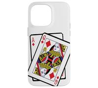 Custodia per iPhone 14 Pro Max Ace & Queen of Diamonds 21st Birthday Twenty One Years Old