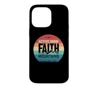 Custodia per iPhone 14 Pro Max Active Faith Can Move Mountains Christian Men Women Kids