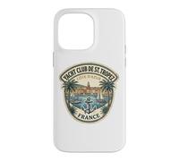 Custodia per iPhone 14 Pro Max Adesivo da viaggio vintage Yacht Club de St. Tropez