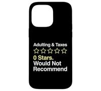 Custodia per iPhone 14 Pro Max Adulti e tasse 0 Le stelle non consiglierebbero i contribuenti