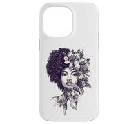 Custodia per iPhone 14 Pro Max Afro bella Donna nera Africa Cultura e Tradizione africana