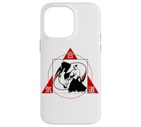 Custodia per iPhone 14 Pro Max Aikido e il triangolo, cerchio, quadrato