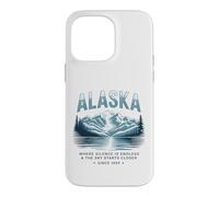 Custodia per iPhone 14 Pro Max Alaska Dove il Silenzio è Infinito e il Cielo è Più Vicino