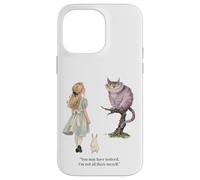 Custodia per iPhone 14 Pro Max Alice Adventures Wonderland Vintage Libro Citazione Lewis Carrol