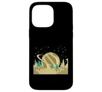 Custodia per iPhone 14 Pro Max Alien Planet Paesaggio con Strano Flora