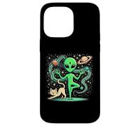 Custodia per iPhone 14 Pro Max Alieno Fare Yoga - Yoga Posa - Spazio - Plancton