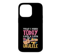 Custodia per iPhone 14 Pro Max All I Need Is This Ukulele Divertente Lettore Musicale Hawaiano