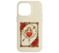 Custodia per iPhone 14 Pro Max Allegoria dell'Amore Vintage Art Nouveau Romance