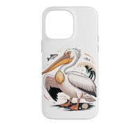 Custodia per iPhone 14 Pro Max American White Pelican Sea Bird Birder