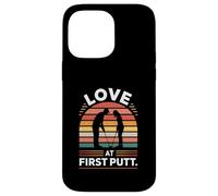 Custodia per iPhone 14 Pro Max Amore al primo Putt Golf Romance