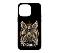 Custodia per iPhone 14 Pro Max Angelo Biblico Cherubino Ezechiele Quattro Volti Arte