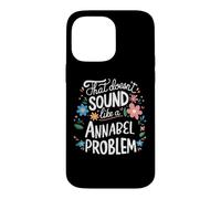 Custodia per iPhone 14 Pro Max Annabel Personalized Cute Flower Girls Annabel Name
