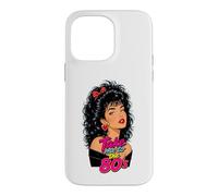 Custodia per iPhone 14 Pro Max Anni '80 Big Hair Glam Girl Retro Pop Art Moda Ritratto Stile
