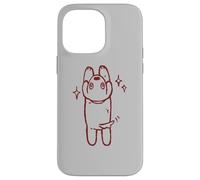 Custodia per iPhone 14 Pro Max Anni '90 Y2K Carino Happy Pooch Mutt Dog