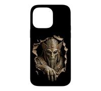 Custodia per iPhone 14 Pro Max Anunnaki Alien Strappato Panno Sumero Grafica 3D