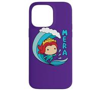 Custodia per iPhone 14 Pro Max Aquaman Movie Chibi Mera and Mermaid Wave