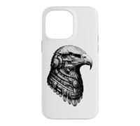 Custodia per iPhone 14 Pro Max Aquila azteca Messicana Mesoamericana Tribale Antico Maya