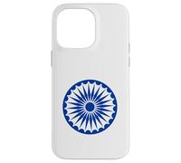 Custodia per iPhone 14 Pro Max Ashoka Chakra Bandiera Indiana Dell'India Ruota Simbolo Spirituale