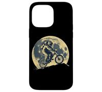 Custodia per iPhone 14 Pro Max Astronauta Mountain Biker Moon Space Cool Mountain Bike